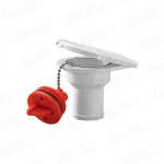 Tapa Plástica de Cubierta para Combustible, Ø38mm, Tipo Flip Top
