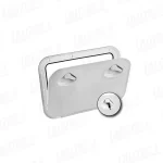 Escotilla TOP LINE Hatch w / Lock, Blanco, 315x440 mm