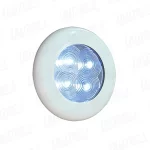 Luz Aqua Led Blanca, Cortesía, 12/24v, 1W, impermeable