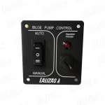 Panel de Interruptor de Bomba de Achique ON-OFF, con Luz, INOX 316, 12/24V