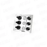 Panel de Interruptores "SP3 Economy"-3 Swiches Inox, 12/24V