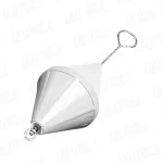 Boya de Amarre Biconico, y Asta de Acero Galvanizado, 320x660mm