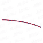 Cabo Superline trenzado, Dyneema, Diametro 1mm, Rojo/azul