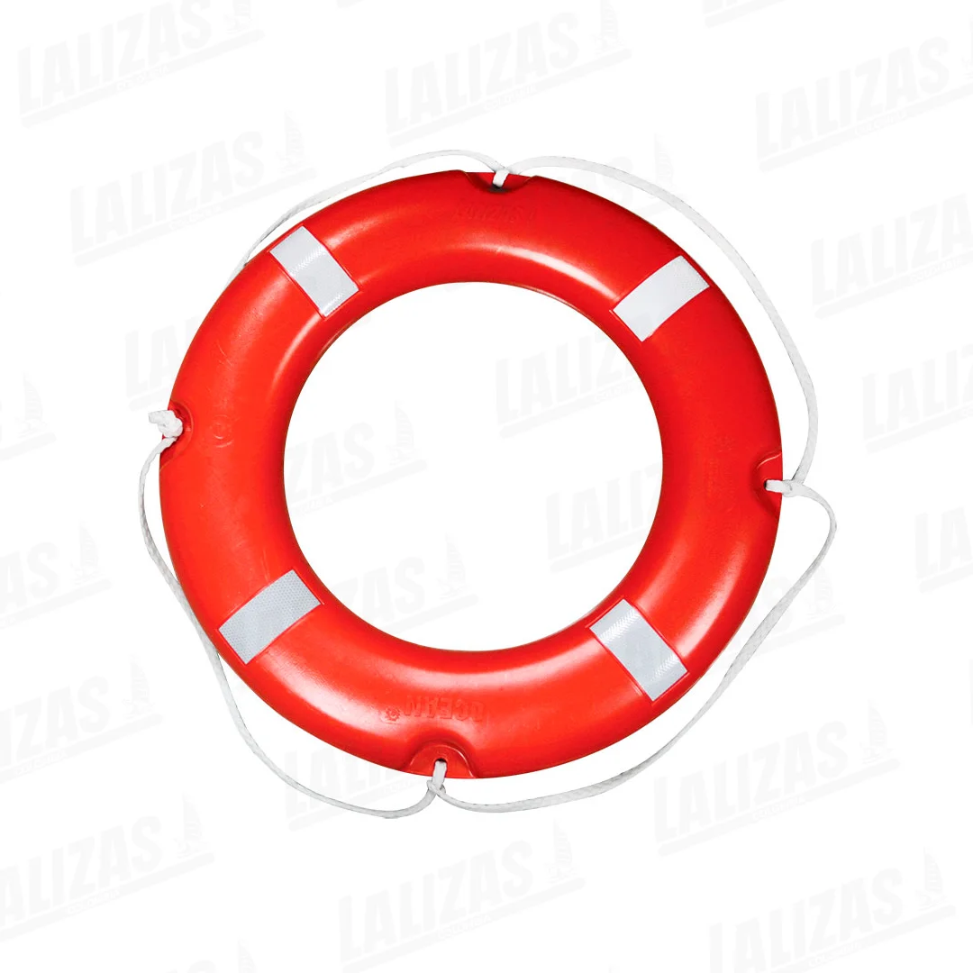 70090 Aro Salvavidas Homologado Ø73cm, 2.5Kg - Cinta Reflectiva - Imagen 1