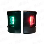 Luces navegación FOS LED 12 Babor y Estribor Negro, 112.5o