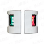 Luz de Navegación FOS LED 12'' Babor y Estribor, 112.5o, con  Blanca