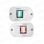 Luz de Navegación FOS LED 12'' Babor y Estribor , 112.5o con Carcaza Blanca