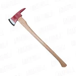Hacha De Bombero Con Mango Largo de Madera 2,8Kg