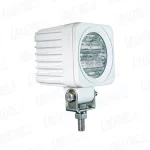 Proyector Tipo Faro Aqua LED, Voltaje 12/24V - 12W en Aluminio Blanco