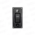 Interruptor de inodoro eléctrico Mon-Off, 12V/ 24V