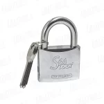 Candado marino, SeaLock, 40mm - Cuerpo Laton Cromado - Asa INOX