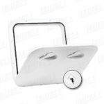 Escotilla TOP LINE Hatch w/Lock, White, 370x375mm