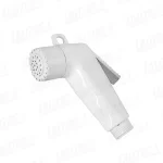Pistola de Ducha, plastico, Corto, Blanco 1/2"