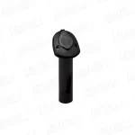 Portavaras, Plástico, Vertical, Diam.43mm, A.225mm, Negro