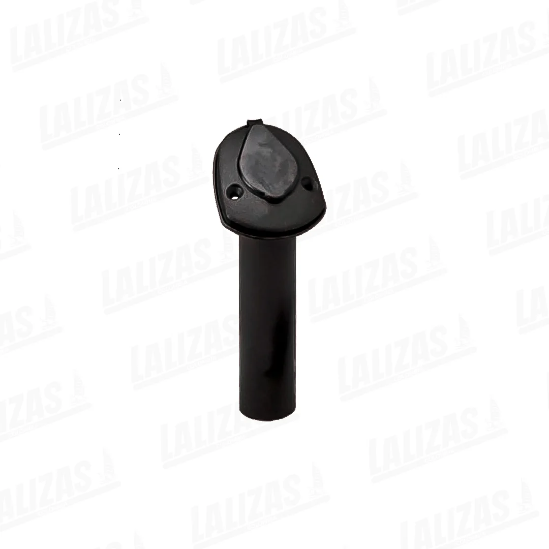 98678 Portavaras, Plástico, Vertical, Diam.43mm, A.225mm, Negro - Imagen 1