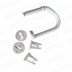 Soporte plástico para papel higiénico - Blanco - Imagen 2