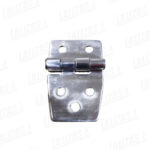 Bisagra 5 huecos de piso SS316; L.59,5 x 40mm, espesor 2mm