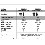 Bote Semirigido PRFV Hercules, PVC - Imagen 2