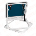 Escotilla EURO 2, Blanca c/plexiglass, 480x480mm