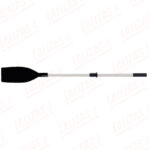 Remo Aluminio Negro, L.205 cm