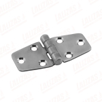 Bisagra Inox 316, Silenciosa, Tipo Mariposa, 6 Huecos, 37x78mm, Espesor 1.8mm