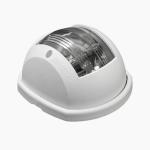 Luz tipo morrocoya plástica, Blanca Popa, CYCLIC 12M de 112.5° , carcaza blanca 12V