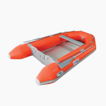 Bote de Rescate Arimar 3.3mts Naranja 4 pax p/MFB 15hp piso Alum. Plegable