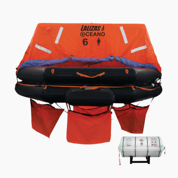 Balsa Salvavidas Lalizas Oceano SOLAS TOB 20Prs Pack A Contenedor