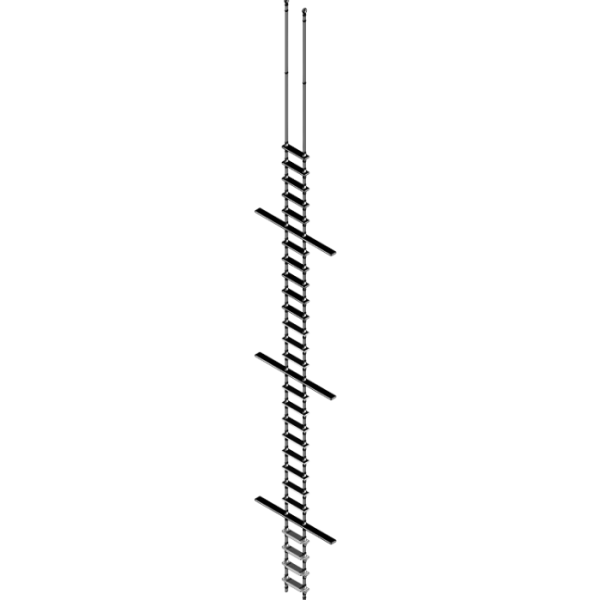 Escalera de piloto LALIZAS LPL 6,3 m/21ft, 20 peldaños, SOLAS/MED/USCG